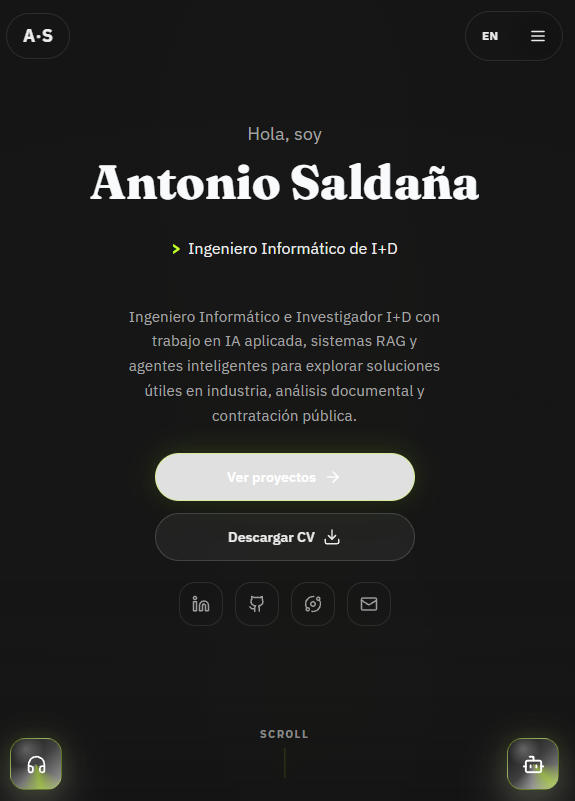 Portfolio personal detalle